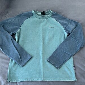 Patagonia Blue Long Sleeve Shirt
